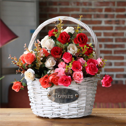 定番シンプル 飾り 雑貨 花籠 ドライフラワー 花かご おしゃれ